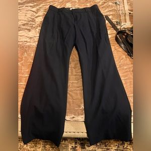 Navy blue suit pants